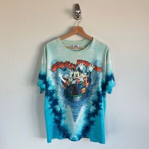 1999 Vintage Tie Dye Grizzly River Run Disney Tie Dye Tee Excellent Condition